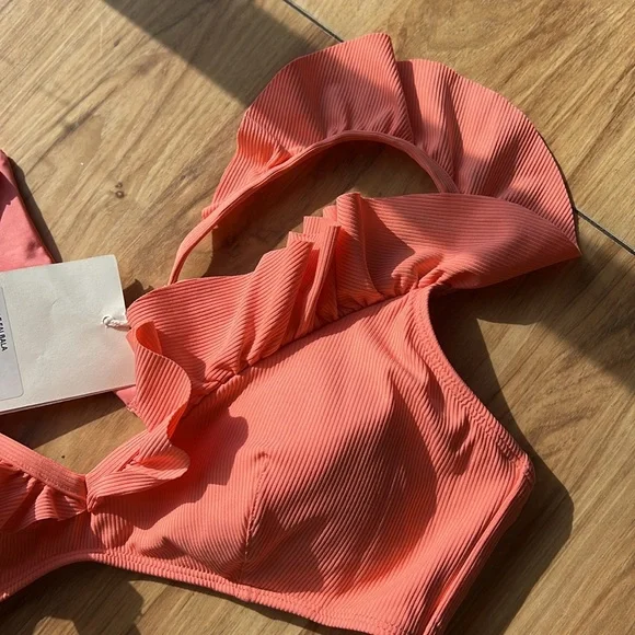 Sézane x Yse Falbala Bikini Tie Top - Picture 2 of 7